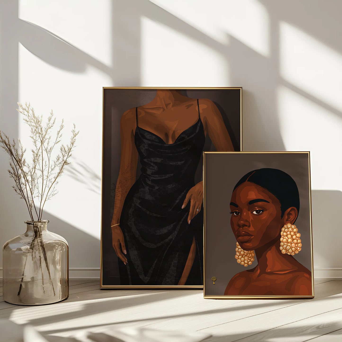 Woman With The Pearl Earrings Print