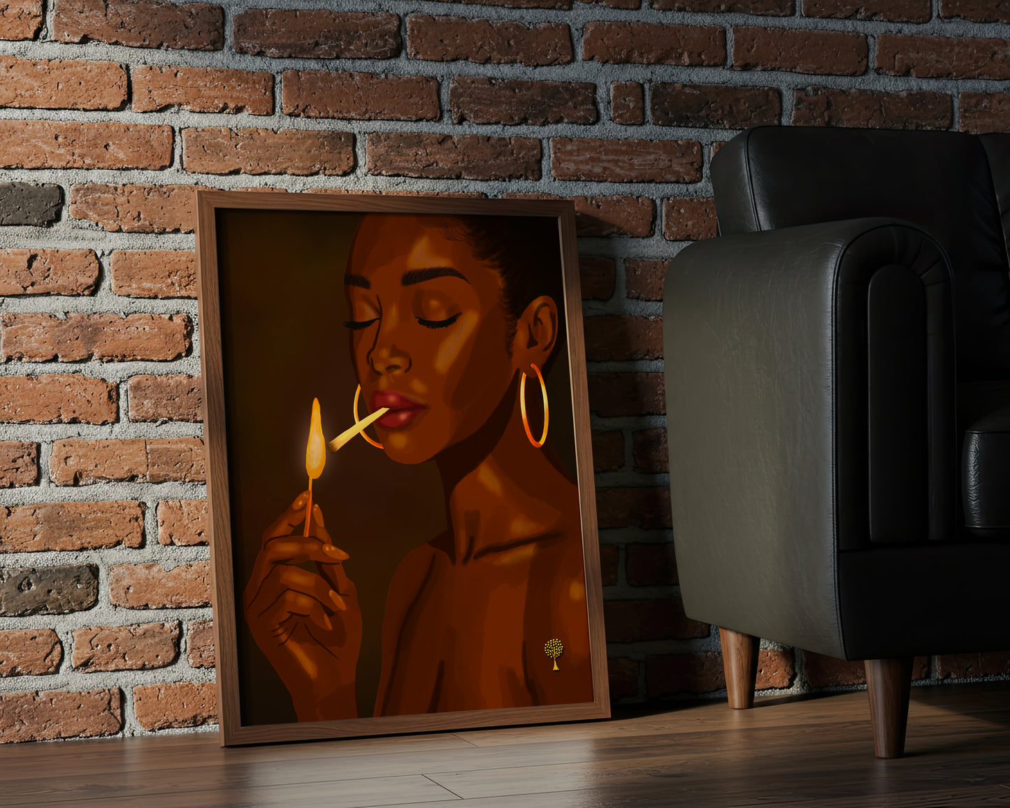 Hot Like Fire Print