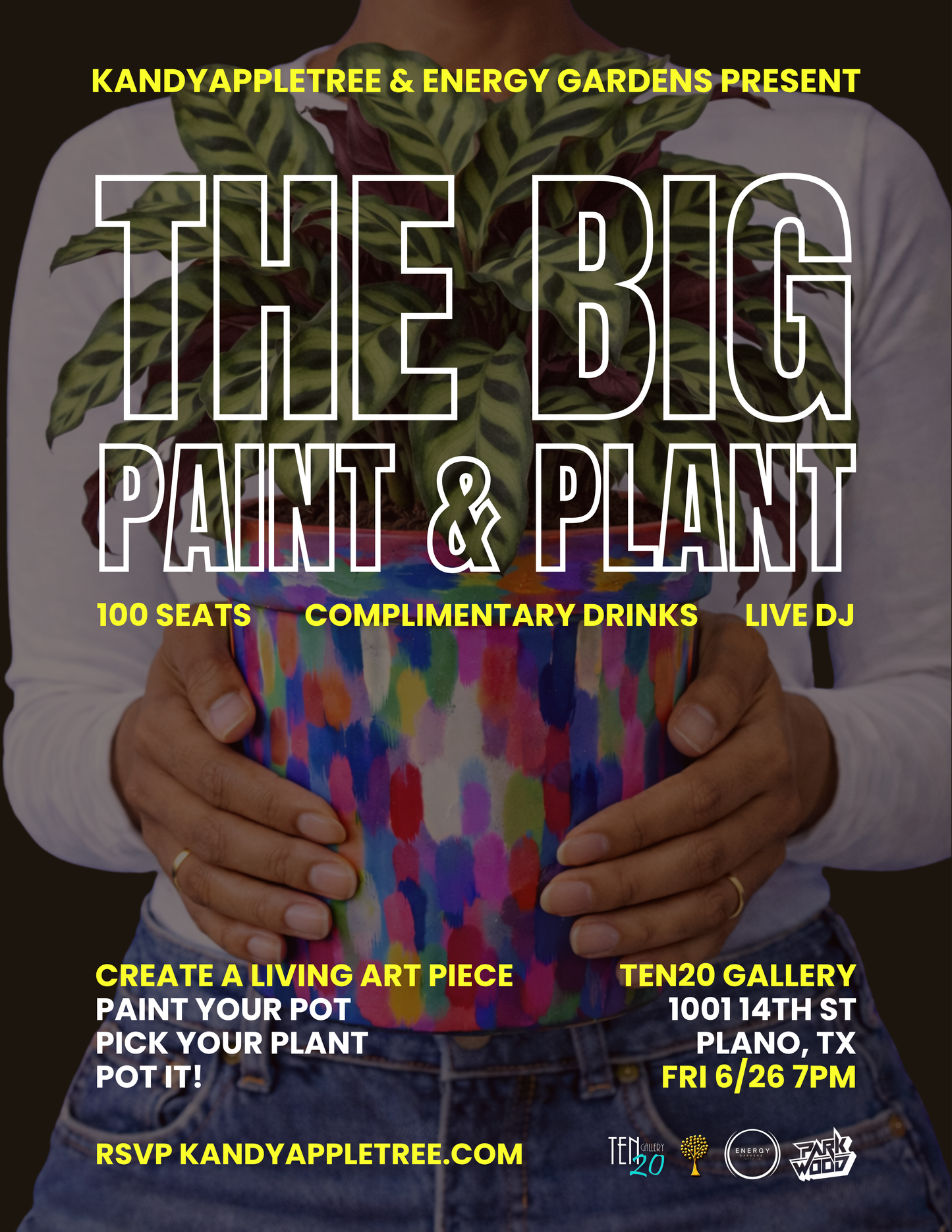 THE BIG Paint & Plant (& Sip) – Friday 6/26/26 7pm
