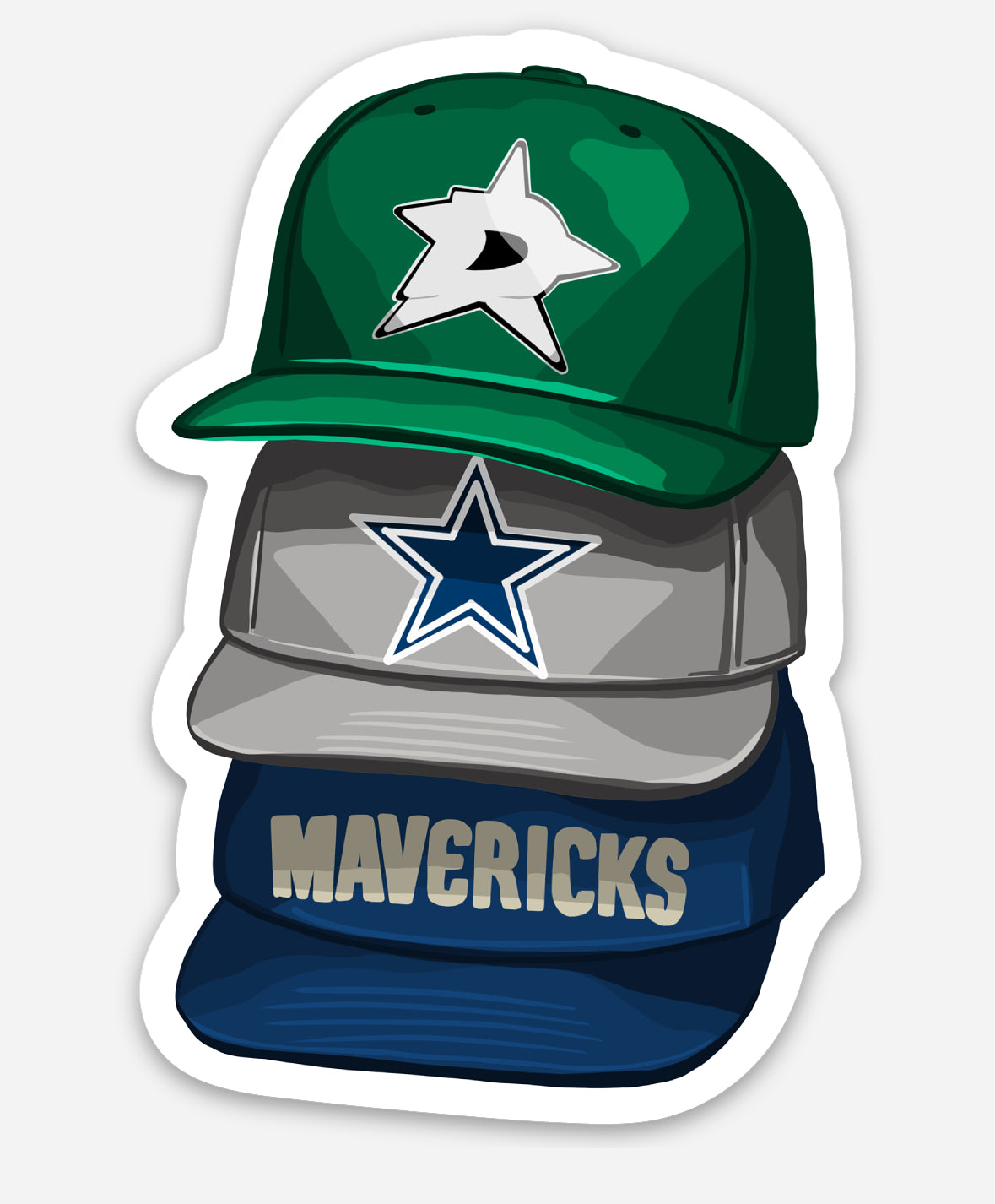 For The City: Dallas Sticker