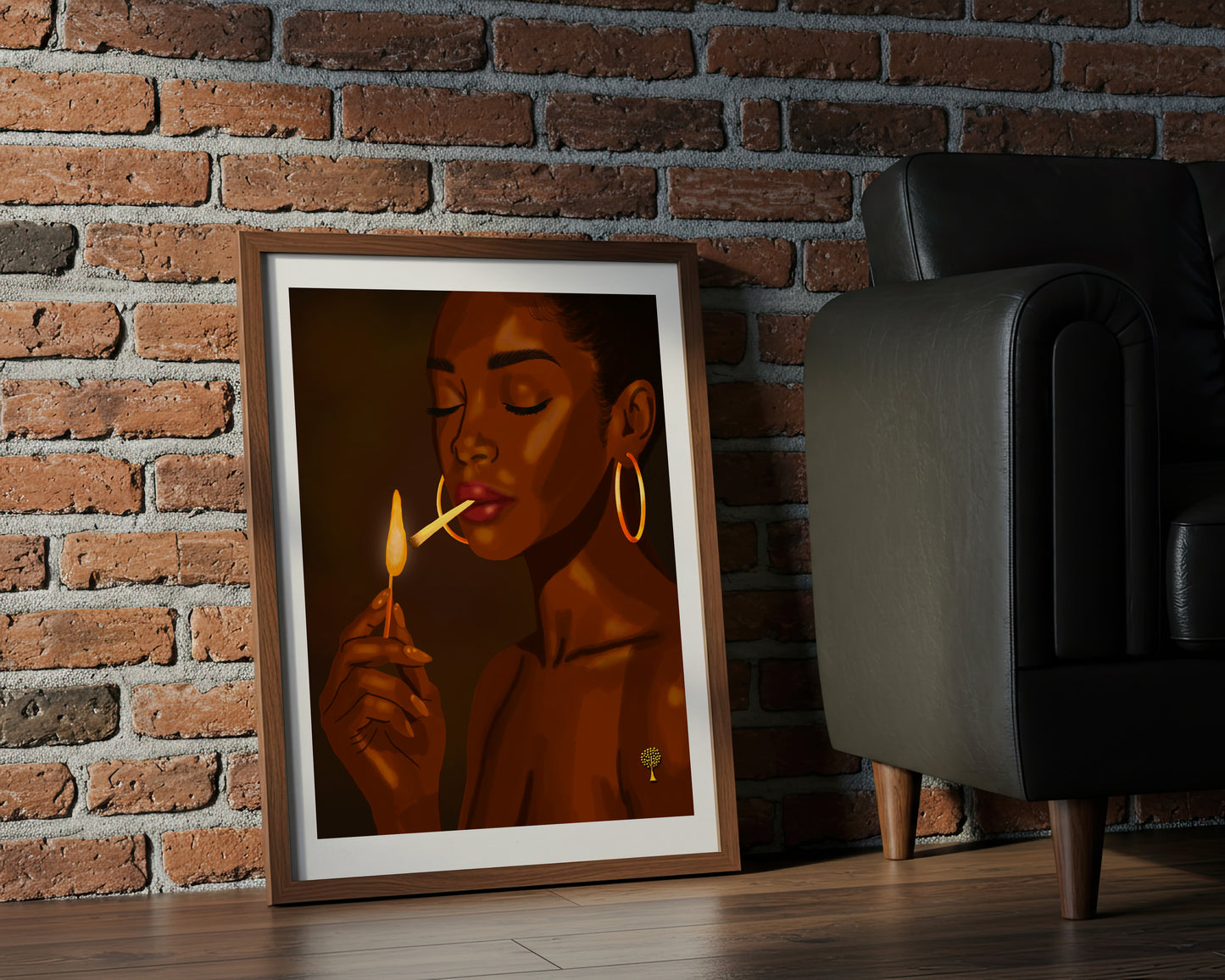 Hot Like Fire Print