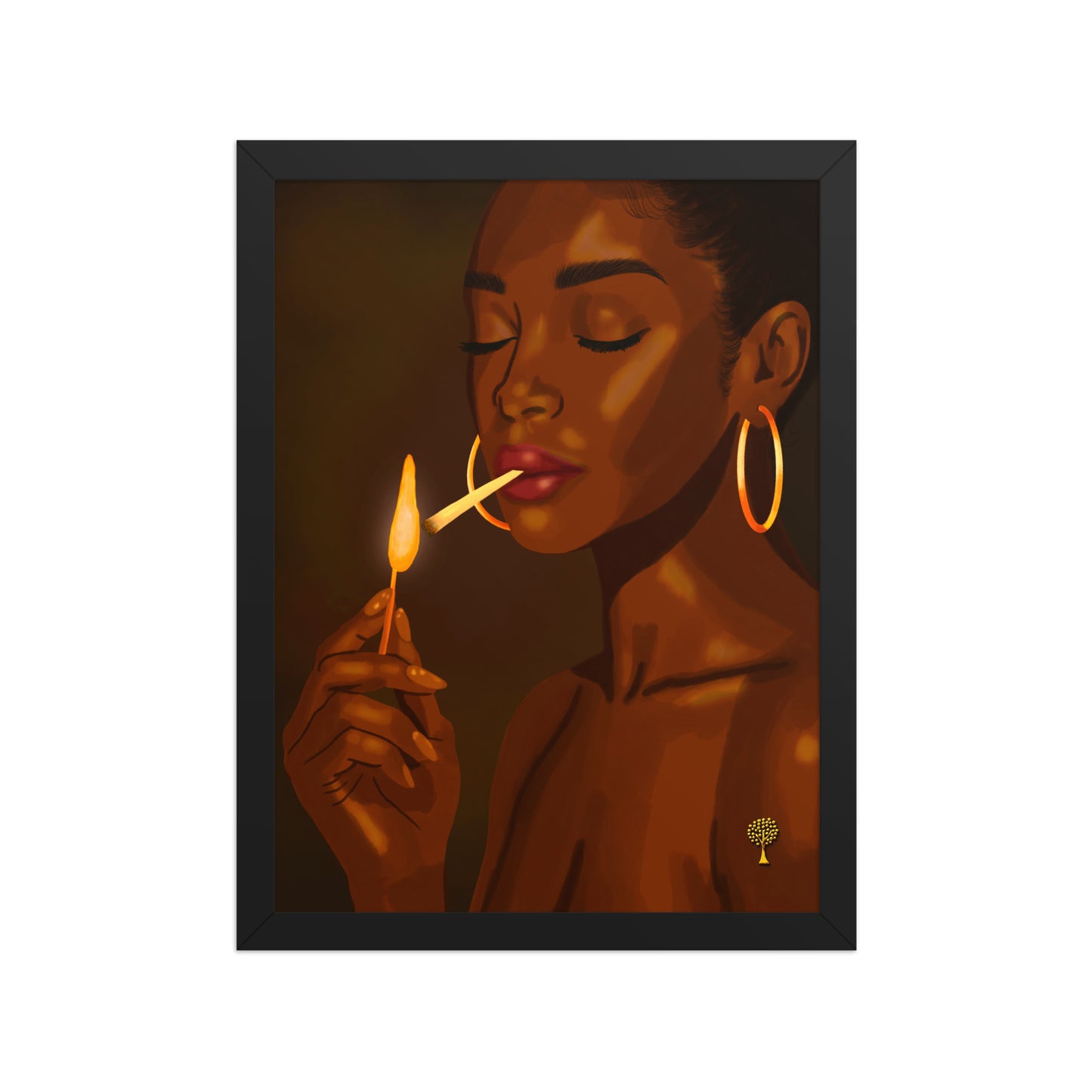 Hot Like Fire Print
