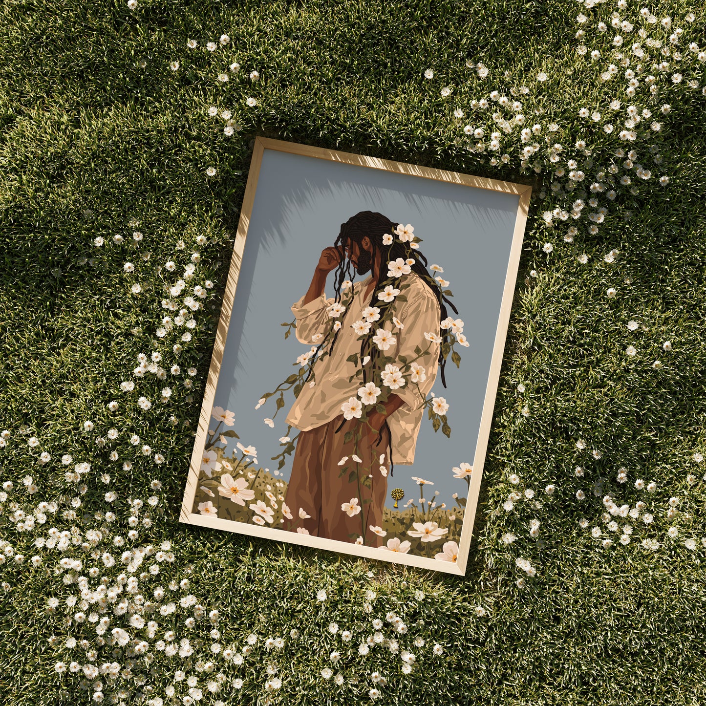 The Weight of Blooming Print