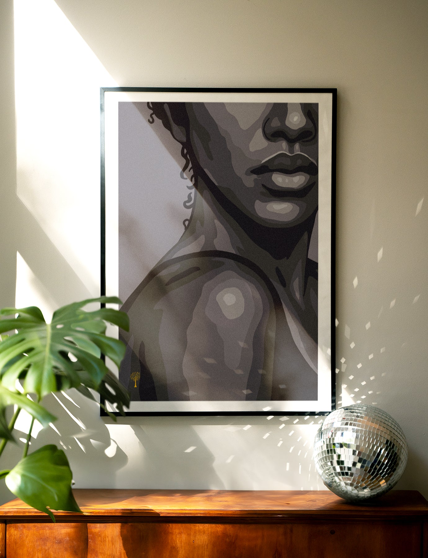 She In Shadow I Print