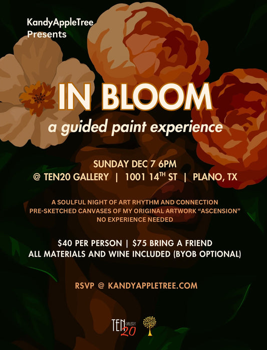 In Bloom - A Guided Paint Experience – Sunday 12/7/25 6pm