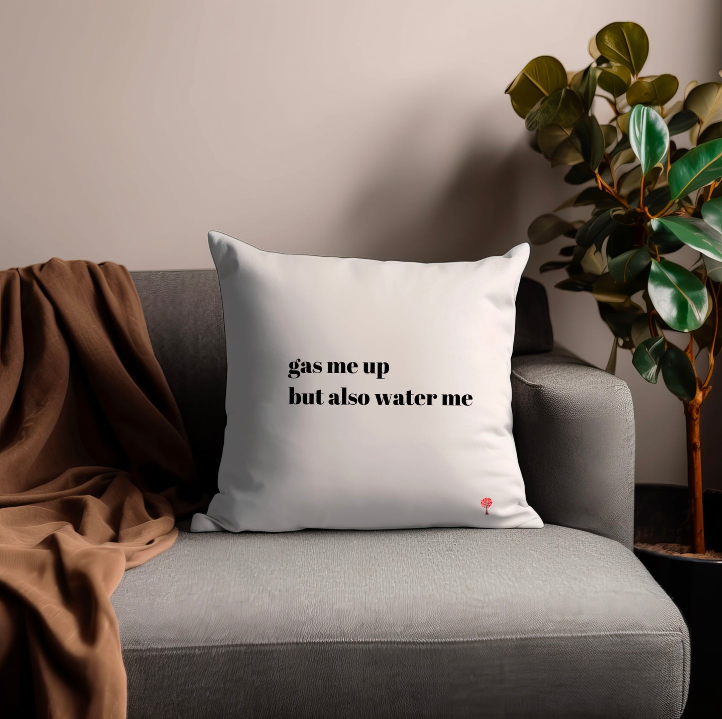 Gas Me Up Throw Pillow