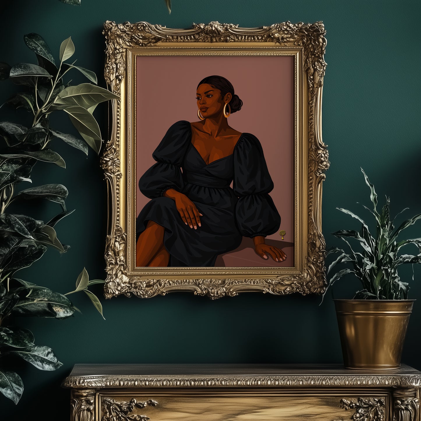 In Her Stillness Print