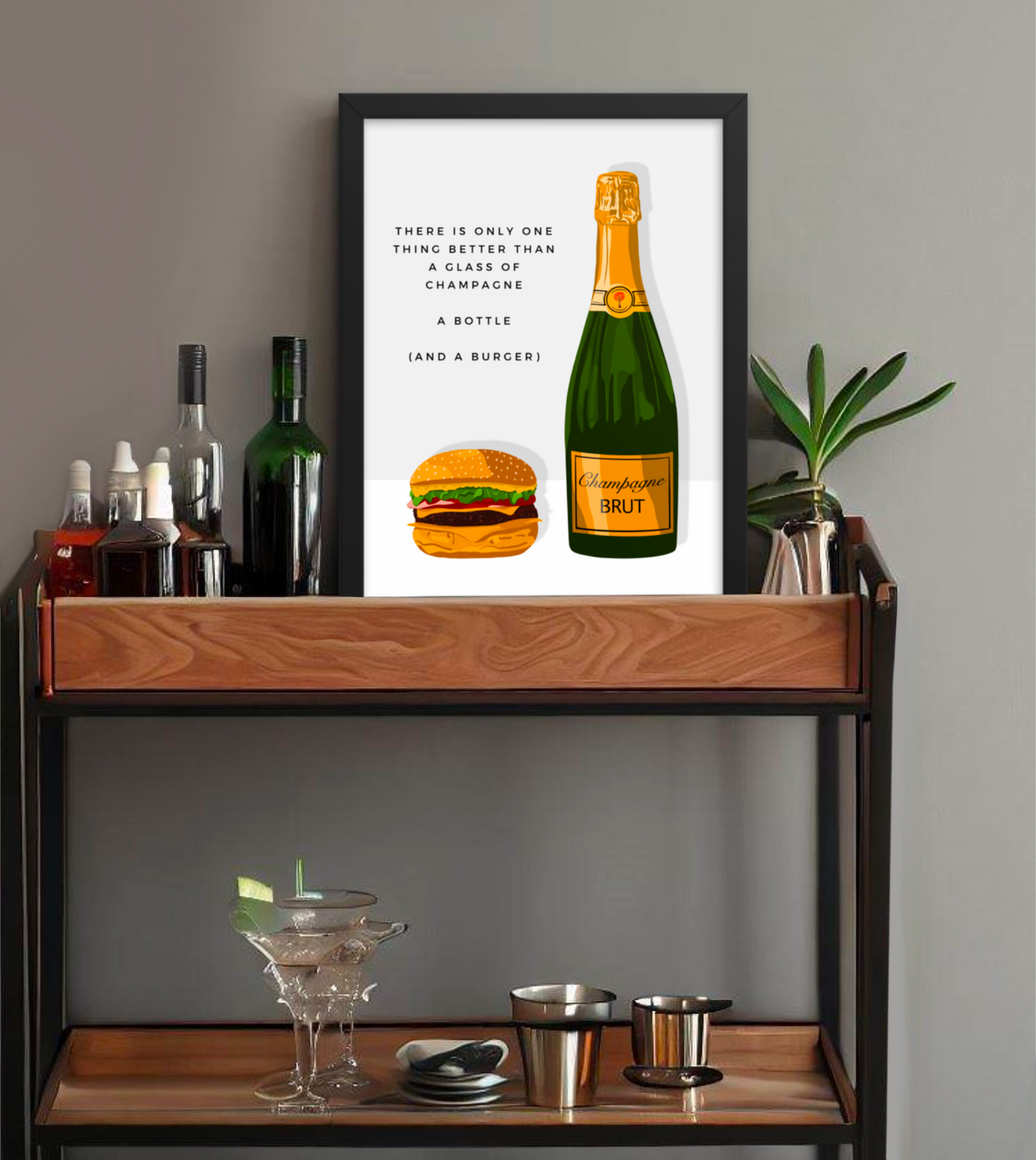 Burger & Brut Print