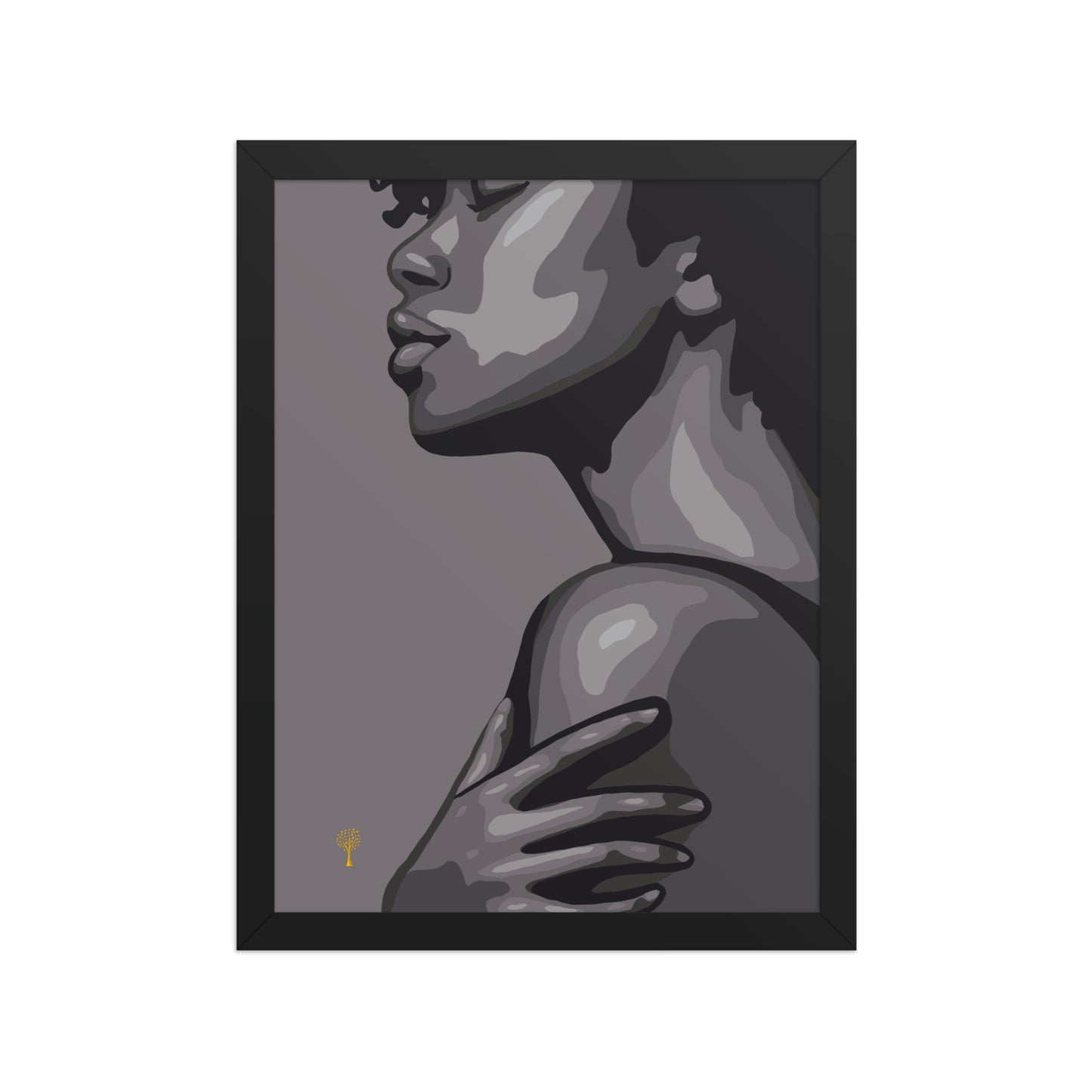 She In Shadow II Print