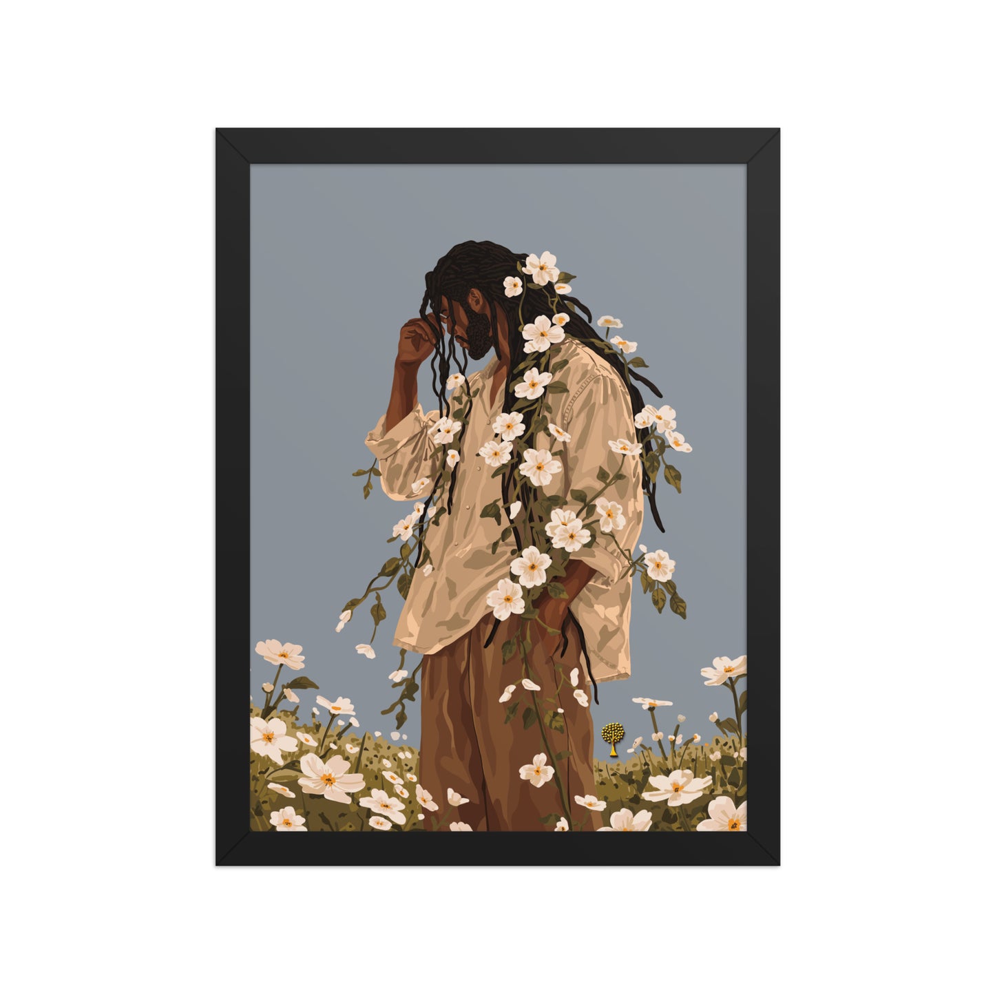 The Weight of Blooming Print