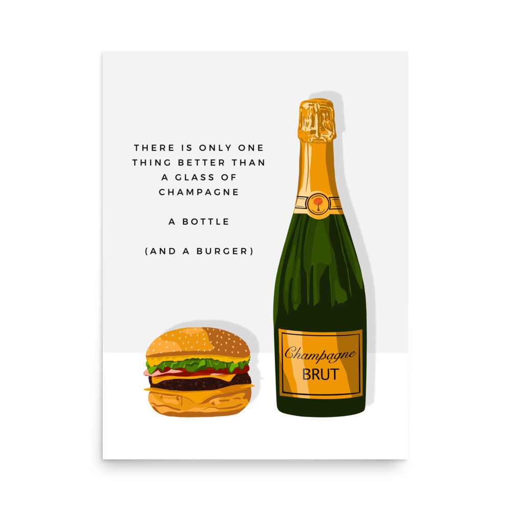 Burger & Brut Print