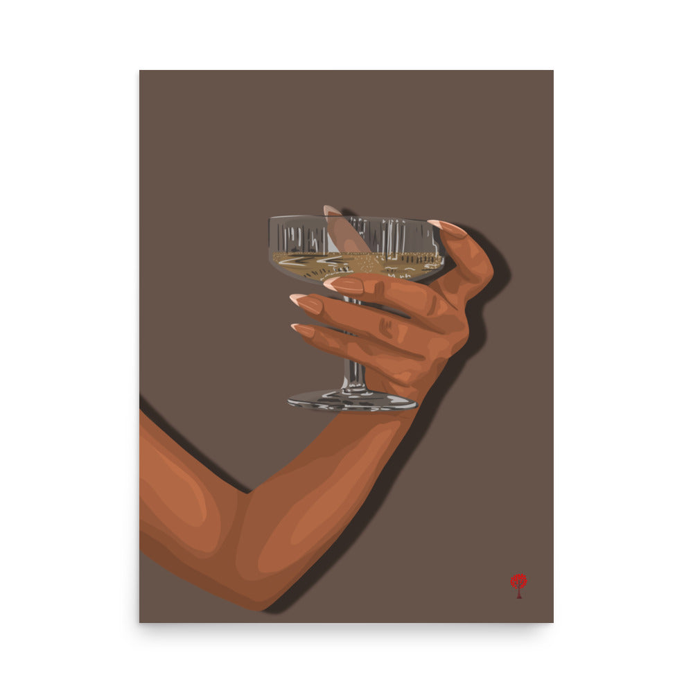 Champagne Life Print