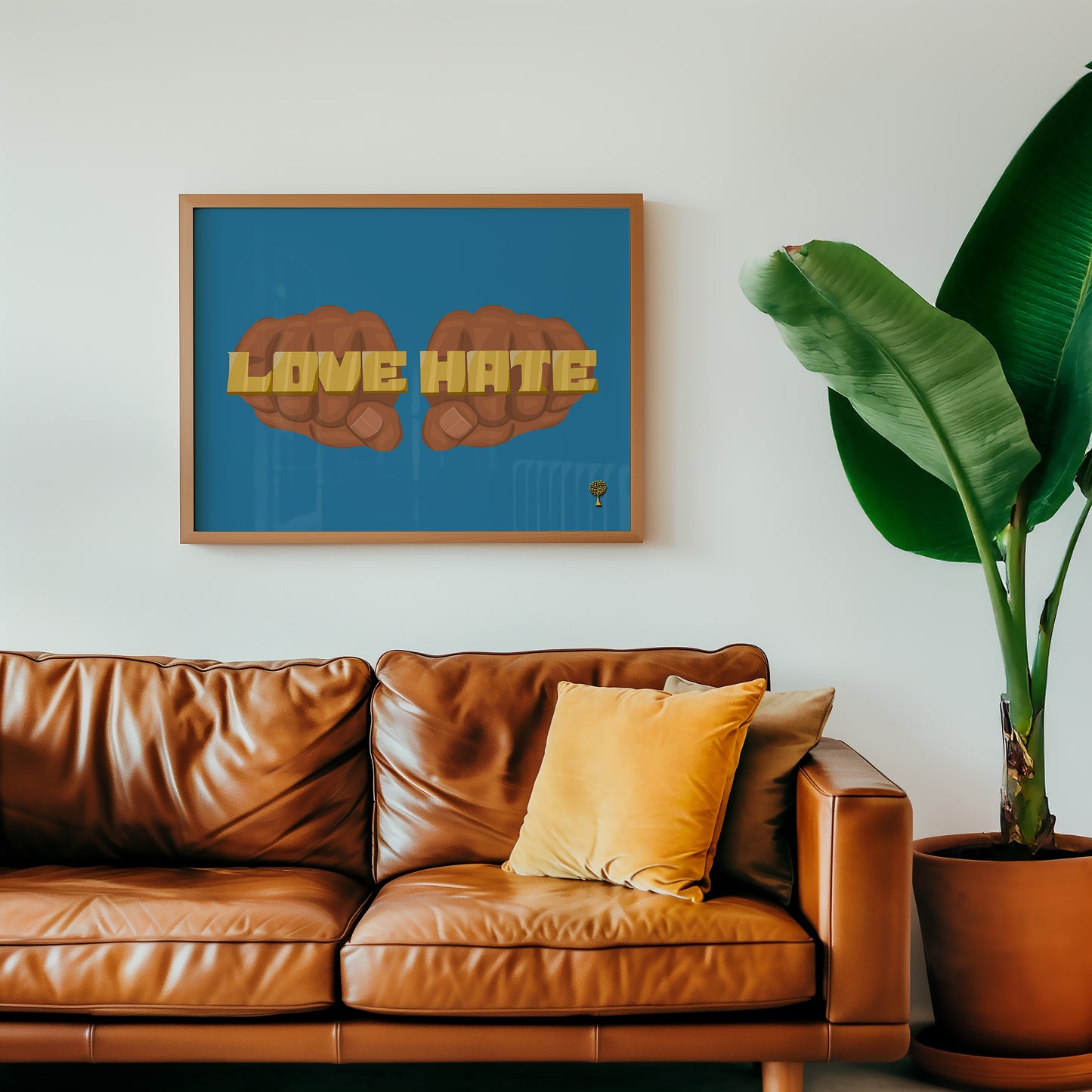 Love And Hate Print