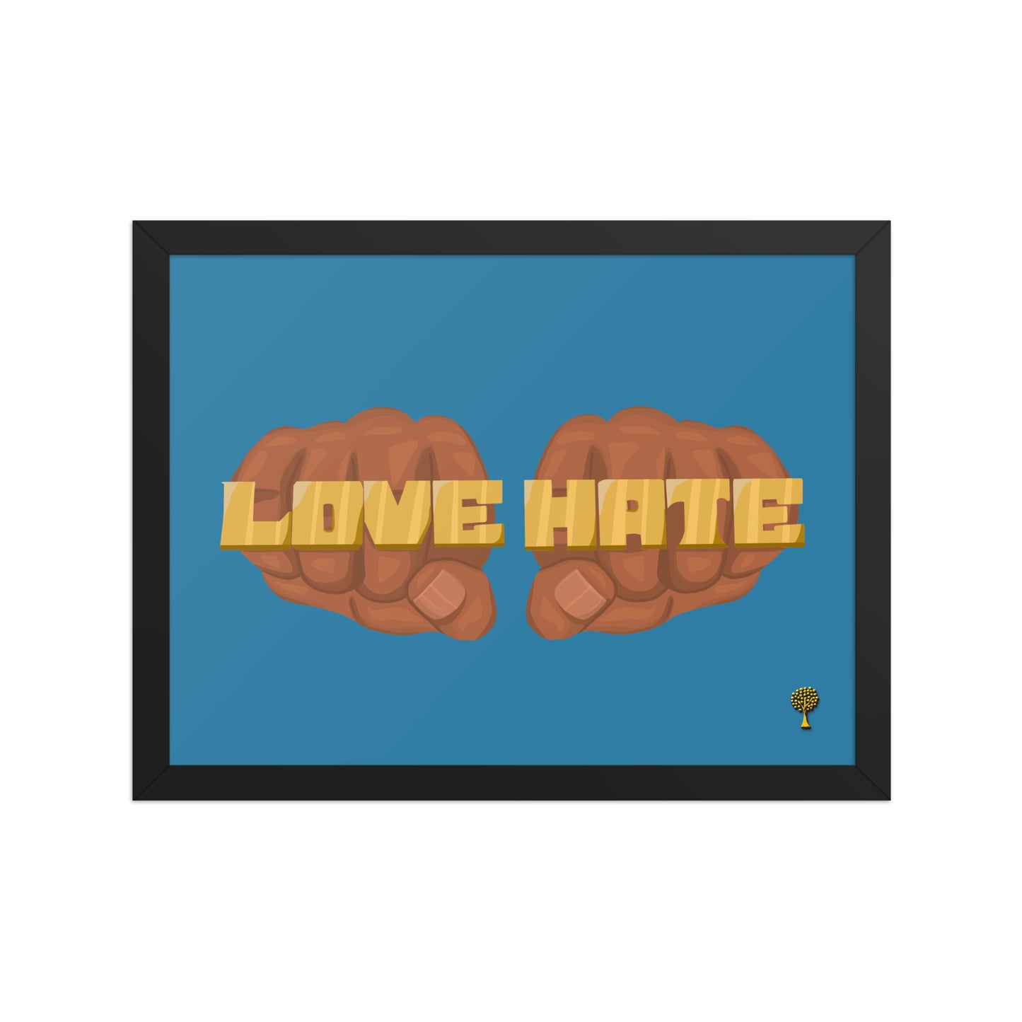 Love And Hate Print