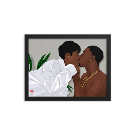 Kissing You Print