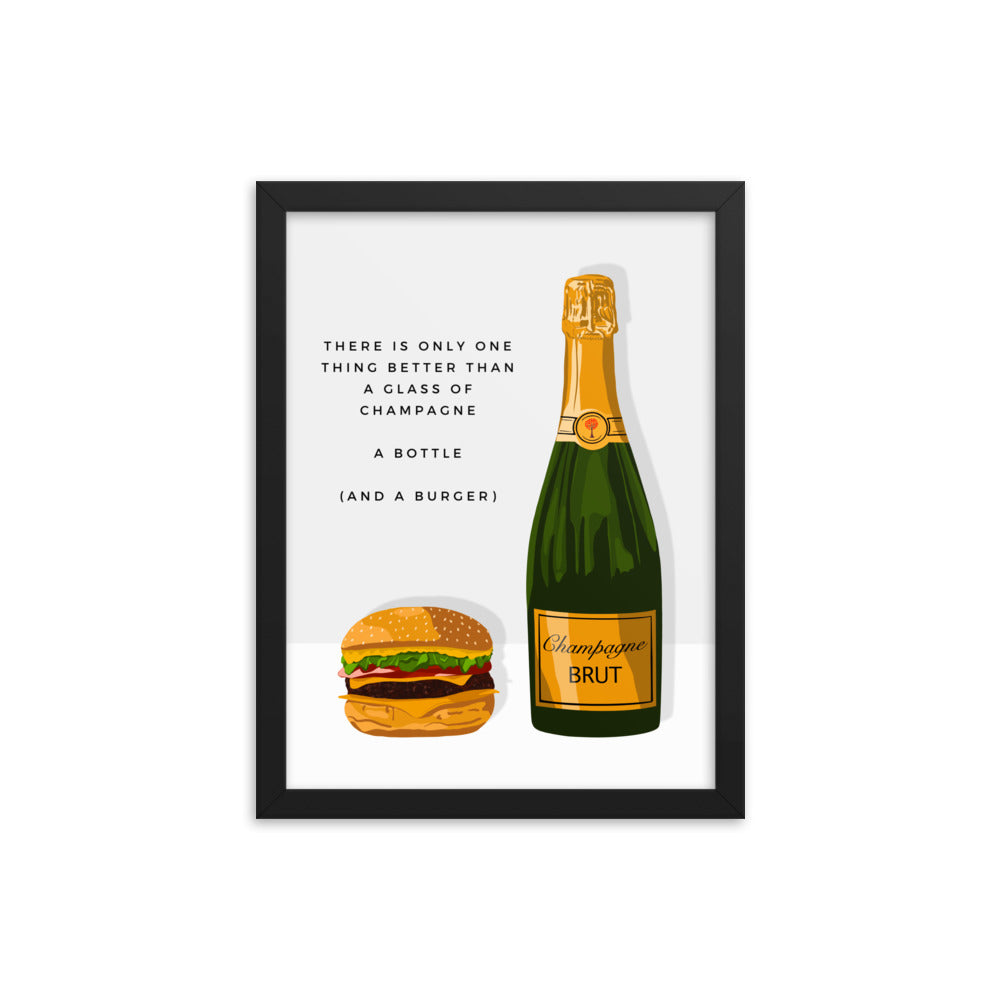 Burger & Brut Print