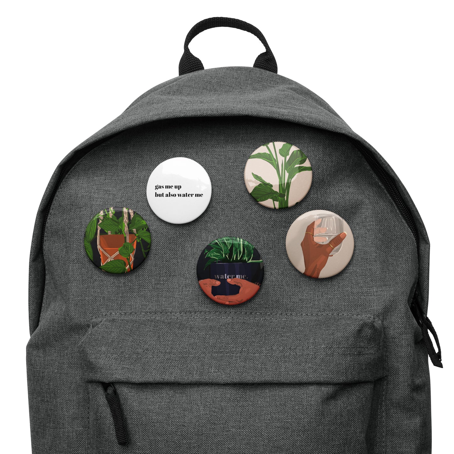 Plant Lover Button Pin Set