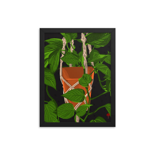 Hanging Plant Print