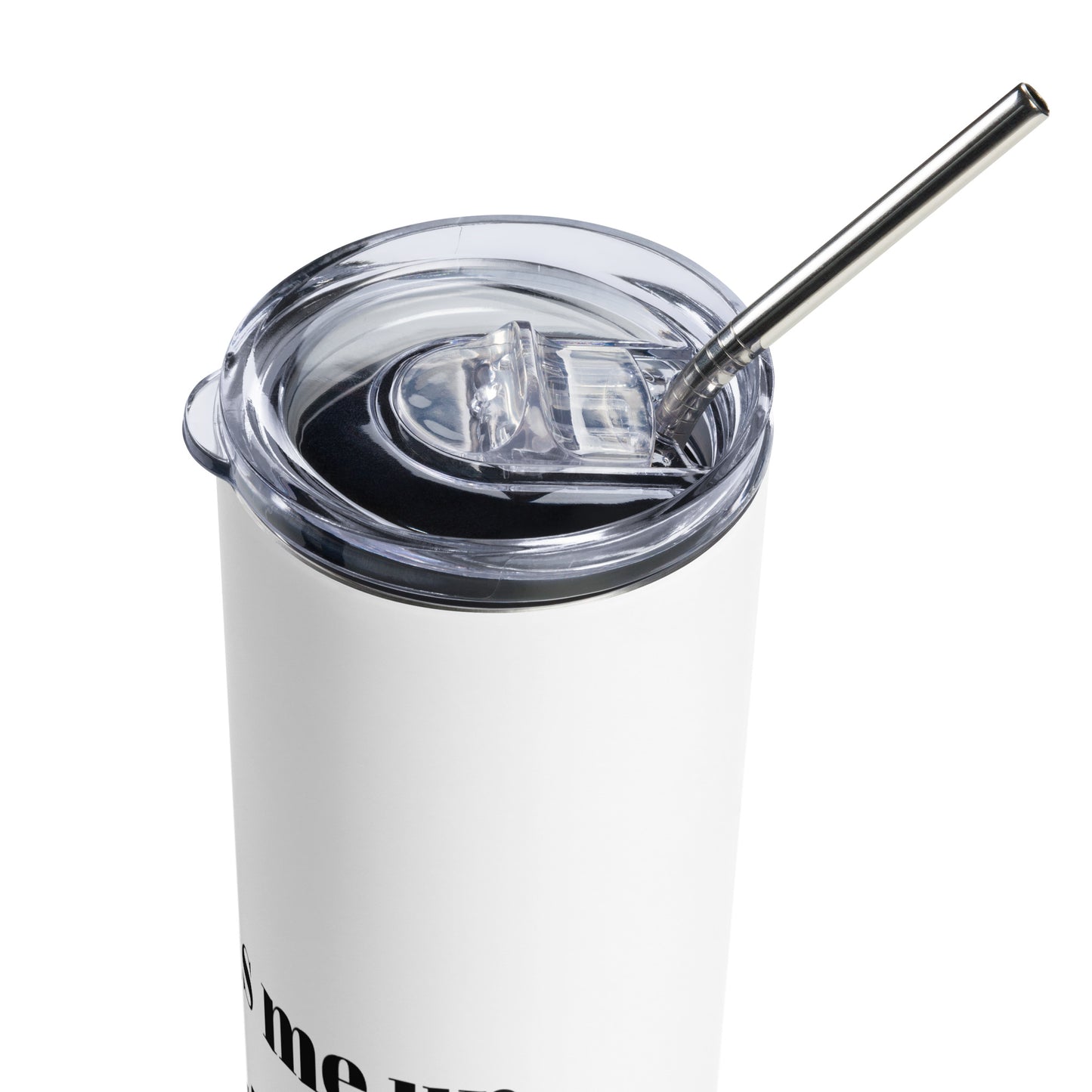 Gas Me Up Tumbler - White