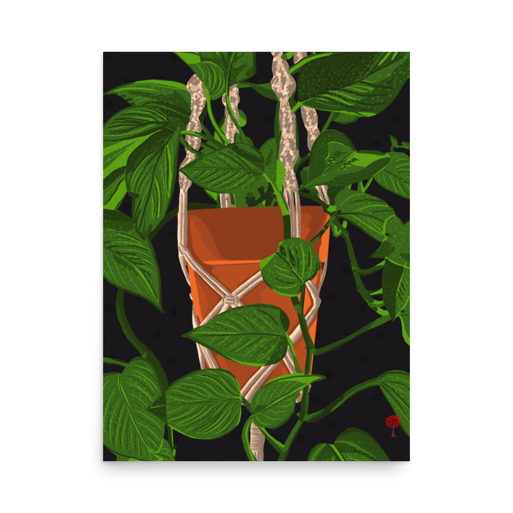 Hanging Plant Print