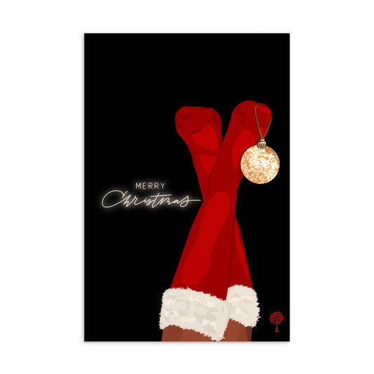 Christmas Stockings Postcard